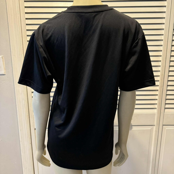 Men's United Athle Black Short Sleeve Tee L - Picture 3 of 7